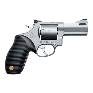 Picture of Taurus 2-692039 692 9mm Luger, 38 Special +P or 357 Mag Caliber with 3" Ported Barrel, 7rd Capacity Cylinder, Overall Matte Finish Stainless Steel & Black Ribber Grip Includes 2 Cylinders 2-692039 2692039