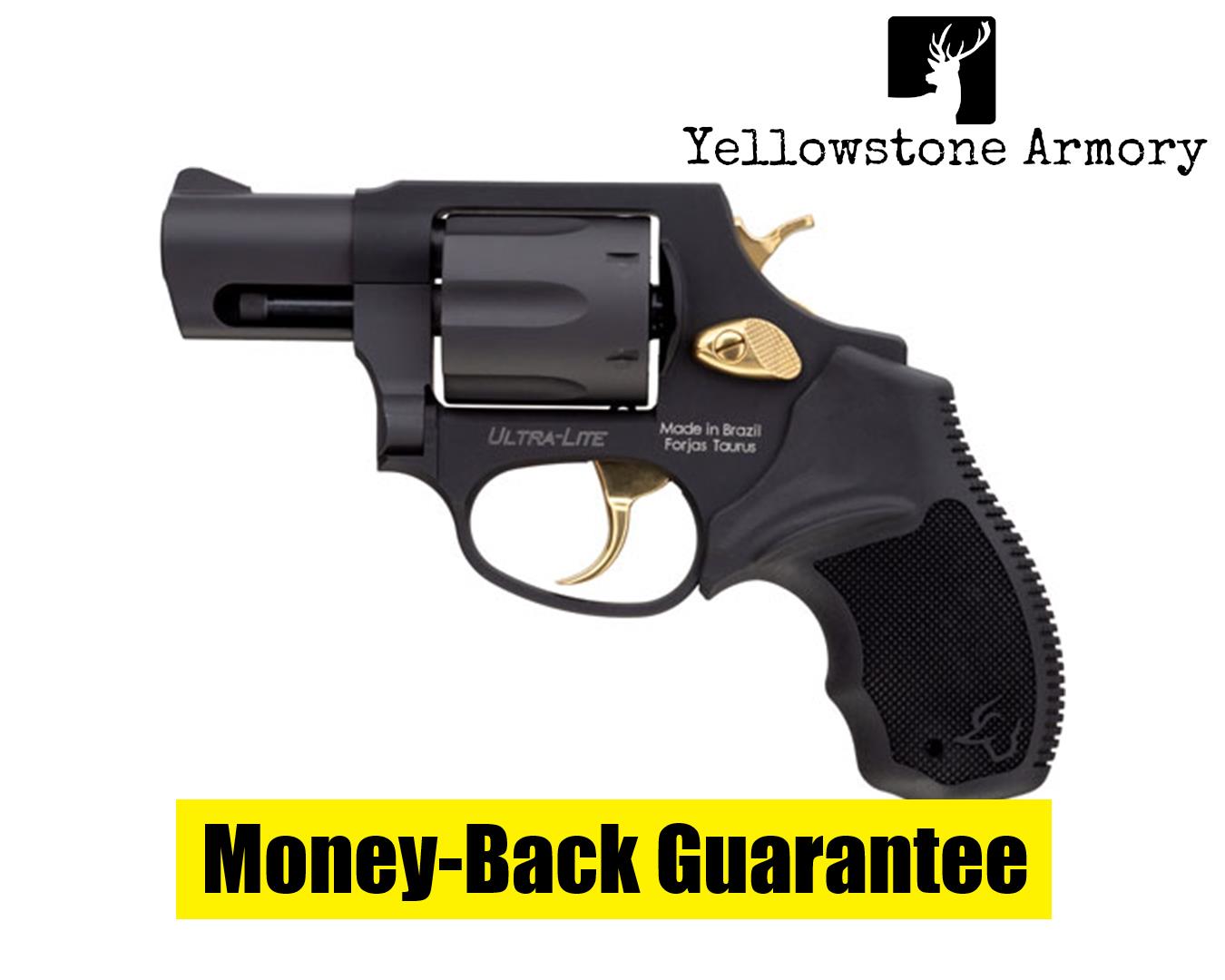 Taurus 85 Ultra Lite Revolver 38 Spl. 2 in. Black Rose Gold 2856021ULGLD-img-0