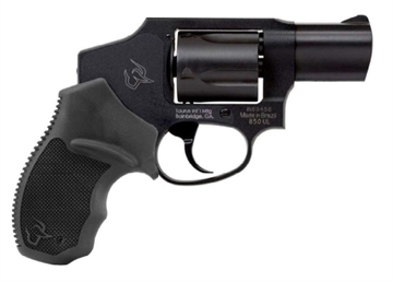 Picture of Taurus 2-850121 850 Small 38 Special 5 Shot 2" Matte Black Alloy Steel Barrel, Cylinder & Frame, Black Rubber Grip, Transfer Bar Safety, Concealed Hammer 2-850121 2850121