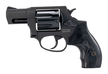 Picture of Taurus USA Model 856 Gentleman's Carry, Double/Single Action Revolver, Small Frame, 38 Special +P, 2" Barrel, Matte Finish, Black Frame, High Polish DLC Cylinder, Black Wood Grips, Fixed Sights, 6 Rounds 2-85623
