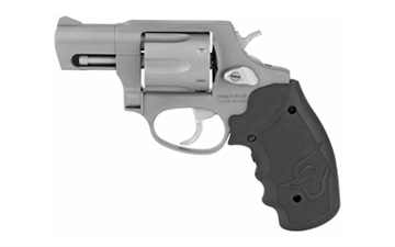 Picture of Taurus USA Model 856VL, Double Action, Metal Frame Revolver, Small Frame, 38 Special +P, 2" Barrel, Stainless Steel, Matte Finish, Silver, Viridian Red Laser Grip, Fixed Sights, 6 Rounds 2-856029VL 2856029VL