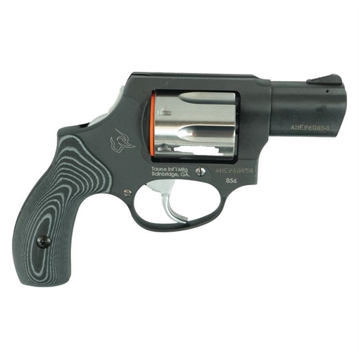 Picture of Taurus 856 Concealed Hammer Handgun .38 Spl 6rd Capacity 2" Barrel Matte Black Finish/Stainless Cylinder Grey VZ Grips    2-85623CH-VZ22