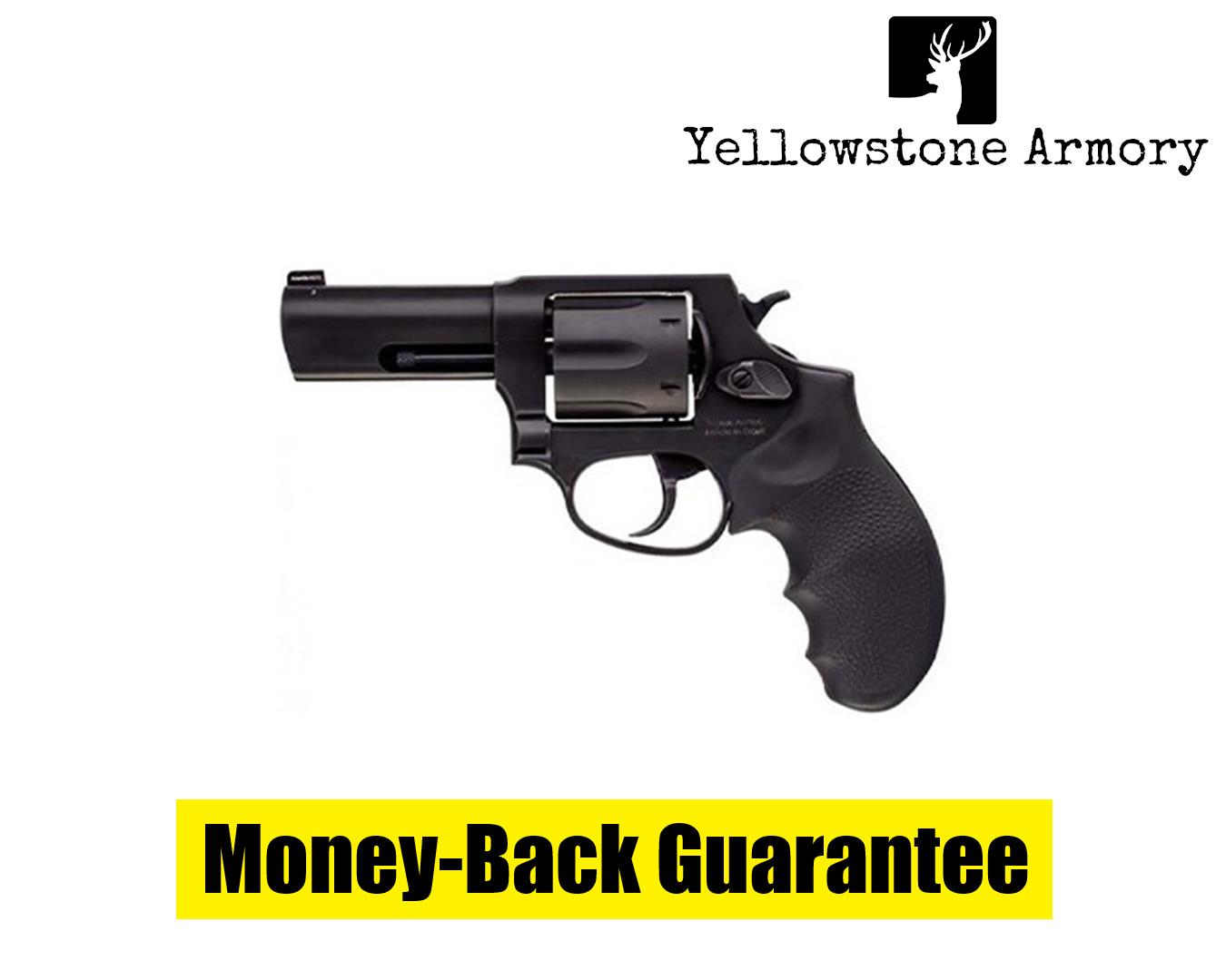 Taurus 856 Revolver 38 Spl. 3 in. Black Stainless Hogue Grip 6 rd. 285631NS-img-0