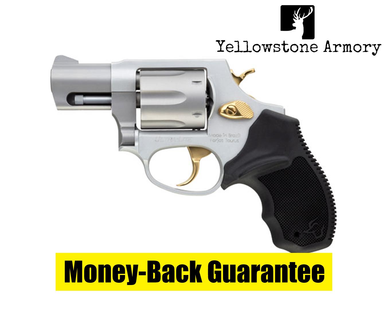 TAURUS 856 ULTRA LITE 38SPL 2" FS 6-SH S/S GOLD ACCENTS 2856029ULGLD-img-0