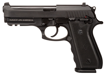 Picture of Taurus USA 917C, Double Action/Single Action, Semi-automatic, Metal Frame Pistol, Compact, 9MM, 4.3" Barrel, Matte Finish, Black, Manual Safety, Adjustable Rear Sight & Ramp Front Sight, 18 Rounds, 2 Magazines 1-917C41 1917C41