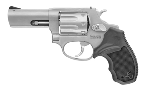 Picture of Taurus USA Model 942M, Double Action, Metal Frame Revolver, Small Frame, 22WMR, 3" Barrel, Steel, Matte Stainless, Silver, Polymer Grips, 8 Rounds 2-942M039 2942M039