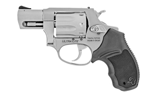 Picture of Taurus 2942029UL 942 Ultra-Lite 22 LR 8rd 2" Matte Stainless Finish Barrel, Matte Stainless Finish Cylinder, Stainless Anodized Finish Aluminum Frame & Finger Grooved Black Polymer Grip 2-942029UL