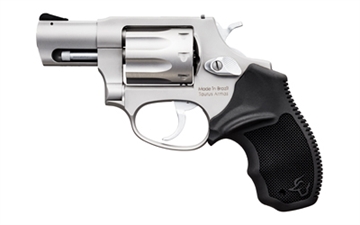 Picture of Taurus 2942M039UL 942 Ultra-Lite 22 WMR 8rd 3" Matte Stainless Finish Barrel, Matte Stainless Finish Cylinder, Stainless Anodized Finish Aluminum Frame & Finger Grooved Black Polymer Grip 2-942M039UL