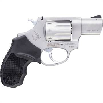 Picture of Taurus USA Model 942M, Double Action, Metal Frame Revolver, Small Frame, 22WMR, 2" Barrel, Steel, Matte Stainless, Polymer Grips, 8 Rounds 2-942M029 2942M029