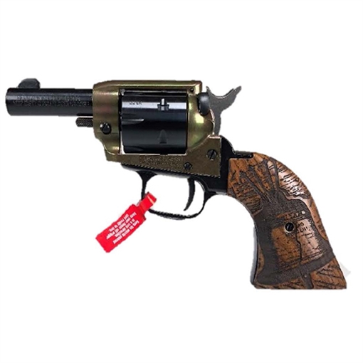 Picture of Heritage Barkeep Handgun .22 LR 6rd Capacity 2" Barrel Black and Case Hardened Engraved Bell Grip BK22CH2WBRN18