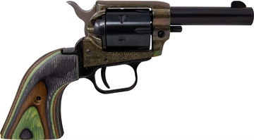 Picture of Heritage Barkeep Handgun .22 LR 6rd Capacity 3" Barrel Black Case Hardened with Laminated Green Camo Grip BK22CH3