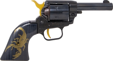 Picture of Heritage Barkeep Handgun .22 LR 6rd Capacity 3" Barrel Black with Gold Scorpion Accent BK22B3-SCNGA