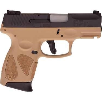 Picture of Taurus G2C Handgun 9mm Luger 12rd Magazine 3.2" Barrel Black Slide/FDE Grip 1-G2C931-12 MODFDE