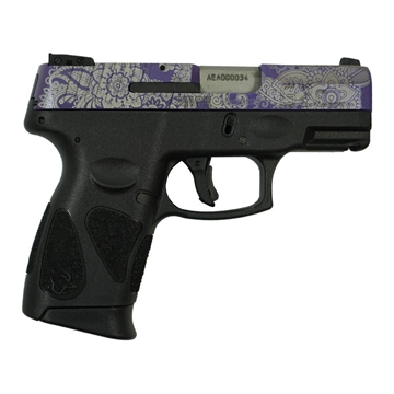 Picture of Taurus G2C "Purple Paisley" Handgun 9mm Luger 12rd Magazines(2) 3.2" Barrel 1-G2C931-12 MODPPP