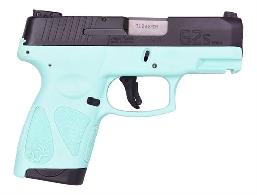 Picture of TAURUS G2S 9MM 3.26 BLK CYAN FRAME 2 7RD 1G2S931C