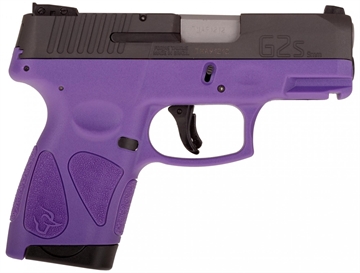 Picture of Taurus 1-G2S931DP G2S Compact Frame 9mm Luger 7+1 3.26" Matte Stainless Steel Barrel, Matte Black Serrated Alloy Steel Slide, Dark Purple Polymer Frame w/Picatinny Rail & Polymer Grip, Right Hand 1-G2S931DP 1G2S931DP