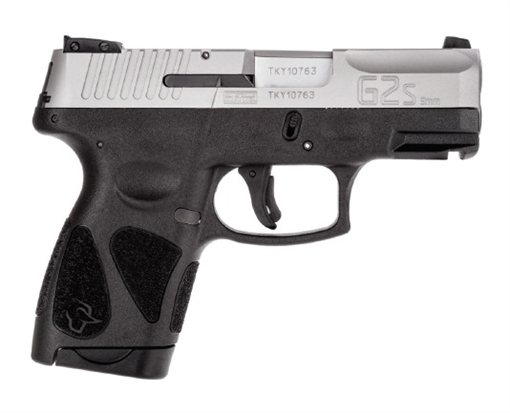 Picture of Taurus USA G2S, Striker Fired, Semi-automatic, Polymer Frame Pistol, Sub-Compact, 9MM, 3.2" Barrel, Matte Finish, Silver Slide, Black Frame, Fixed Front Sight With Adjustable Rear, 7 Rounds, 2 Magazines 1-G2S939 1G2S939