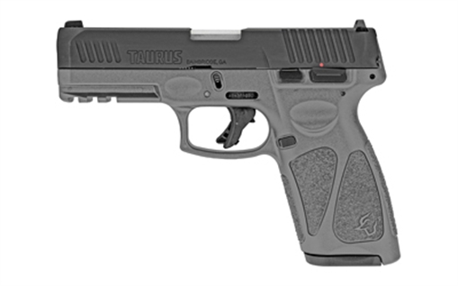 Picture of Taurus USA G3, Striker Fired, Semi-automatic, Polymer Frame Pistol, Full Size, 9MM, 4" Barrel, Matte Finish, Black Slide, Gray Frame, Fixed Steel Front Sight, Drift-Adjustable Steel Rear Sight w/ Serrated Ramp, Manual Thumb Safety, 2 Magazines, (1) 15-Round and (1) 17-Round 1-G3B941G 1G3B941G
