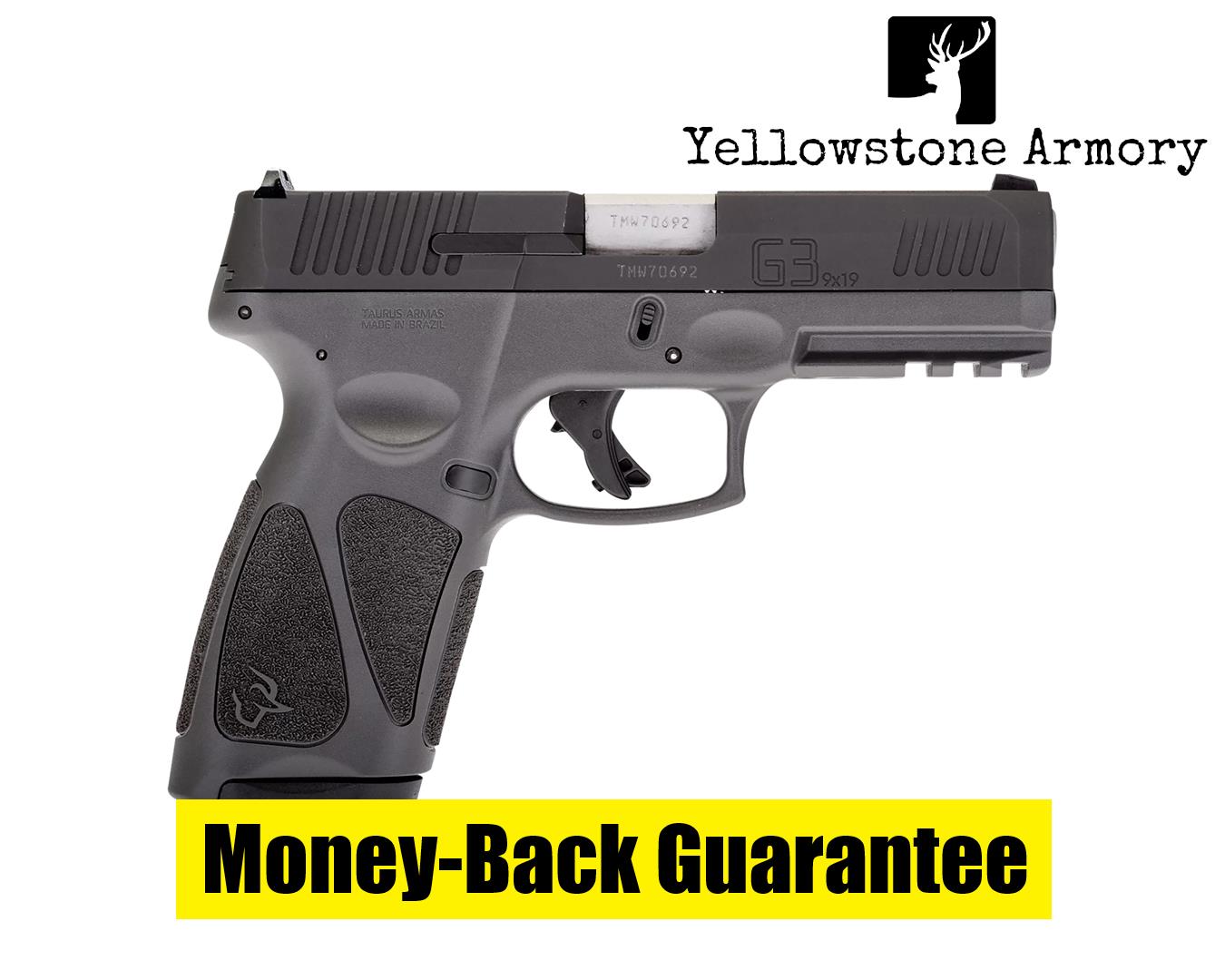 TAURUS G3 9MM 4 GRAY/BLK 15RD 1-G3B941G-15 1G3B941G15-img-0