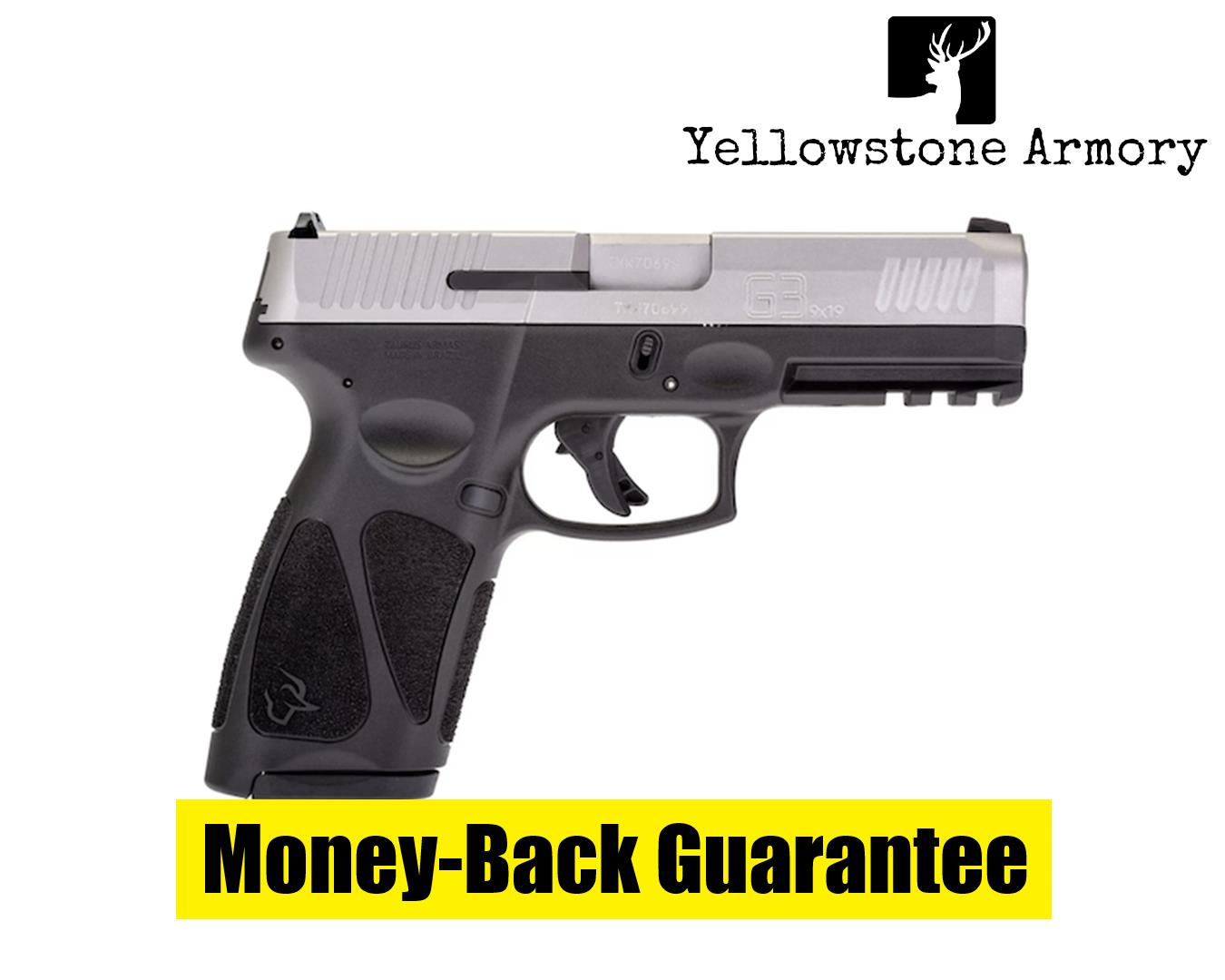 Taurus G3 Pistol 9mm 4 in. Black Stainless 15 & 17 rd. 1G3B949-img-0
