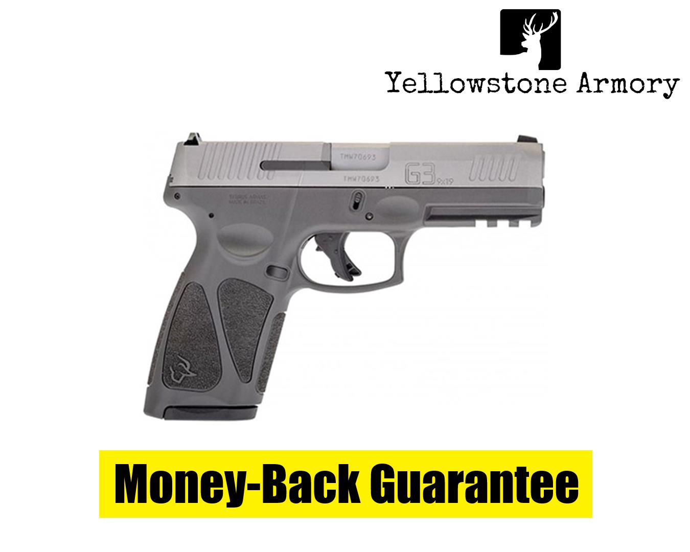 Taurus G3 Pistol 9mm 4 in. Grey Stainless 15 & 17 rd. 1G3B949G-img-0