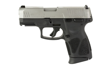 Picture of Taurus USA G3C, Striker Fired, Semi-automatic, Polymer Frame Pistol, Compact, 40 S&W, 3.2" Barrel, Matte Finish, Black Frame, Stainless Steel Slide, Manual Safety, Blade Front/Adjustable Rear, 10 Rounds, 3 Magazines 1-G3C4039 1G3C4039