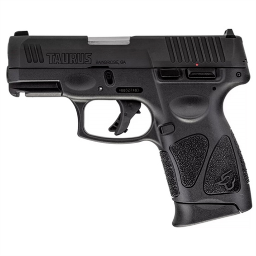 Picture of Taurus USA G3C, Striker Fired, Semi-automatic, Polymer Frame Pistol, Compact, 3.2" Barrel, Matte Finish, Black, Fixed Front Sight With Drift Adjustable Rear Sight, Manual Thumb Safety, 12 Rounds, 2 Magazines 1-G3C931-2X12 1G3C9312X12