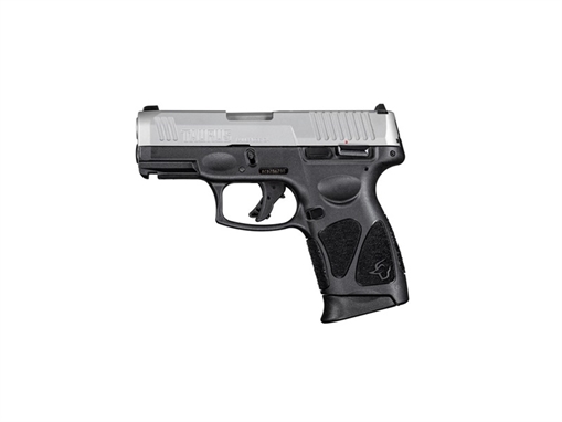 Picture of Taurus 1G3C9392X10 G3C Compact Frame 9mm Luger 10+1 3.26" Matte Stainless Steel Barrel, Matte Serrated Stainless Steel Slide, Black Polymer Frame w/Picatinny Rail, Black Polymer Grip, Right Hand 1-G3C939-2X10