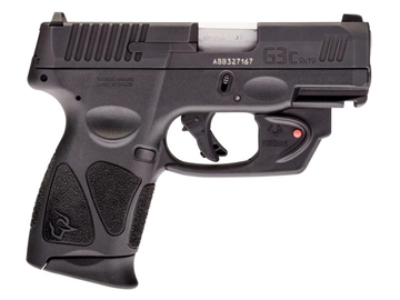 Picture of Taurus G3C Handgun 9mm 12/rd 3.2" Barrel Black with Viridian Laser 1-G3C931VL