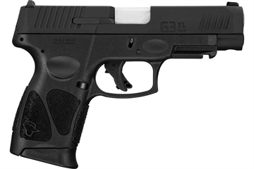 Picture of Taurus USA G3XL, Striker Fired, Semi-automatic, Polymer Frame Pistol, Compact, 9MM, 4" Barrel, Matte Finish, Black, Fixed Front Sight with Drift Adjustable Rear Sight, Trigger Safety, Integrated Picatinny Rail, 12 Rounds, 2 Magazines 1-G3XLSR9041 1G3XLSR9041