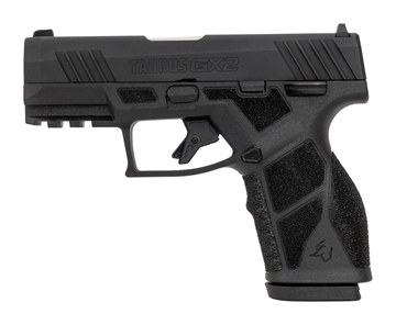 Picture of Taurus USA GX2, Semi-automatic, Striker Fired, Compact, 9MM, 3.38" Barrel Length, Matte Finish, Black, Manual Safety, White Dot Front Sight with Drift Adjustable Rear Sight, 13 Rounds, 2 Magazines 1-GX2931