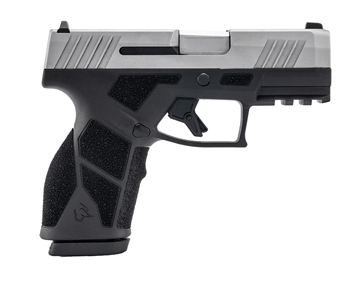 Picture of Taurus USA GX2, Semi-automatic, Striker Fired, Compact, 9MM, 3.38" Barrel Length, Matte Finish, Silver and Black, Manual Safety, White Dot Front Sight with Drift Adjustable Rear Sight, 10 Rounds, 2 Magazines 1-GX2939-10