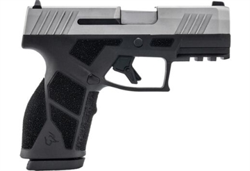 Picture of Taurus USA GX2, Semi-automatic, Striker Fired, Compact, 9MM, 3.38" Barrel Length, Matte Finish, Silver and Black, Manual Safety, White Dot Front Sight with Drift Adjustable Rear Sight, 13 Rounds, 2 Magazines 1-GX2939