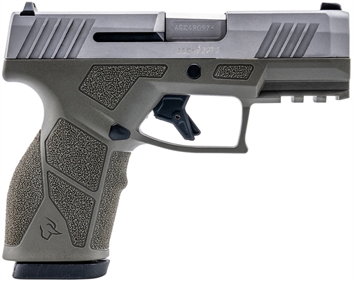 Picture of Taurus GX2 9mm 10+1 3.37" Matte Stainless Steel Barrel, Matte Serrated Stainless Steel Slide, OD Green Polymer Frame w/Picatinny Rail, Polymer Grip 1-GX2939O-10