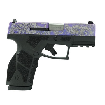 Picture of Taurus GX2 "Purple Paisley" Handgun 9mm Luger 13rd Magazines (2) 3.38" Barrel Black Frame/Custom Slide 1GX2931PPP MODPPP 1GX2931PPP MODPPP 1GX2931PPP MODPPP