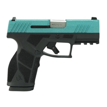 Picture of Taurus GX2 "Robin's Egg Blue Glitter" Handgun 9mm Luger 13rd Magazines (2) 3.38" Barrel Black Frame/Custom Slide 1GX2931TFG MODTFG 1GX2931TFG MODTFG 1GX2931TFG MODTFG