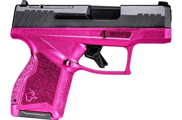 Picture of TAURUS GX4 HGA 9MM 3IN BBL BLK/BLK 2/11RD MAGS CERAKOTE PINK FRAME TAUG1-GX4M931PINK