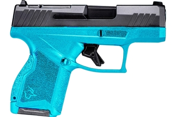 Picture of TAURUS GX4 HGA 9MM 3IN BBL BLK/BLK 2/11RD MAGS CERAKOTE ROBINS EGG BLUE FRAME TAUG1-GX4M931REB