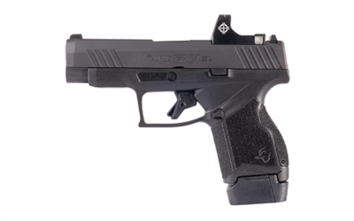 Picture of Taurus USA GX4XL TORO, Striker Fired, Semi-automatic, Polymer Frame Pistol, Micro-Compact, 9MM, 3.7" Barrel, Black Slide, Fixed Steel Front Sight, Drift-Adjustable Steel Rear Sight w/ Serrated Ramp, Riton Red Dot, Two Backstrap Options, 1-11 and 1-13 Round Magazines 1-GX4XLP941-R 1GX4XLP941R