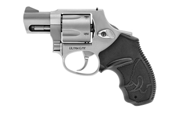 Picture of Taurus USA M380, Double Action Only, Metal Frame Revolver, Small Frame, 380ACP, 1.75" Barrel, Alloy, Matte Stainless Finish, Silver, Rubber Grips, Fixed Sights, 5 Rounds 2-380129UL 2380129UL