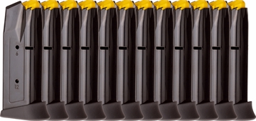 Picture of Taurus USA Magazine, 9MM, 12 Rounds, Fits Taurus G2C and G3C with Finger Rest, Black, 12 Pack 389-0009-00 389000900