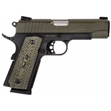Picture of Taurus PT1911 Commander Cerakote Mill Spec Green .45 ACP 8rd Magazine 4.25" Barrel VZ Grip 1-191101COMMG-VZ