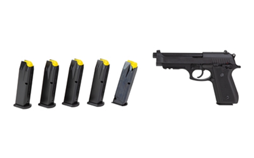 Picture of TAURUS PT92 9MM 5" 18RD BUNDLE BLK 1-920151-6MAG