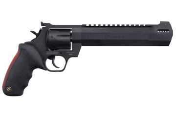 Picture of Taurus USA Raging Hunter, Double Action, Metal Frame Revolver, Large Frame, 357 Magnum/38 Special +P, 8.37" Exact Barrel Length, Steel Alloy, Matte Finish, Black, Rubber Grips, Adjustable Sights, 7 Round 2-357081RH 2357081RH