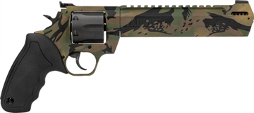 Picture of Taurus USA Raging Hunter, TALO Edition, Double Action, Revolver, Large Frame, 44 Magnum, 8.37" Ported Barrel, Cerakote Finish, Camo, Rubber Grips, Adjustable Sights, 6 Round 2-440081RH-KMO 2440081RH-KMO