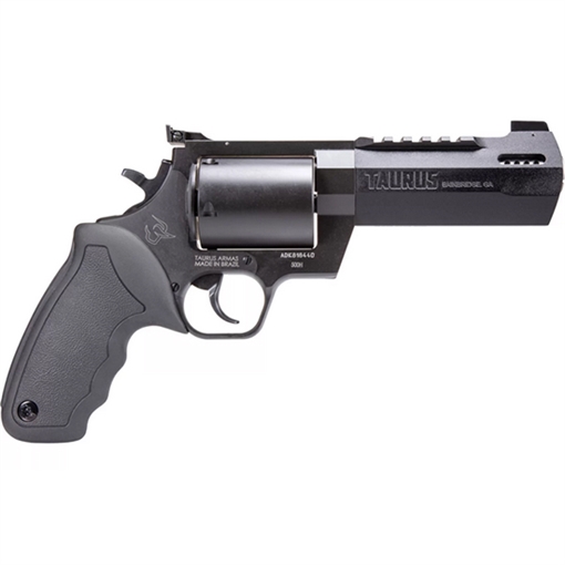Picture of Taurus USA Raging Hunter, Double Action/Single Action, Steel Frame, Revolver, Large Frame, 500 S&W, 5.12" Barrel, Matte Finish, Black, Rubber Grips, Adjustable Rear Sight, 5 Rounds 2-500051RH 2500051RH