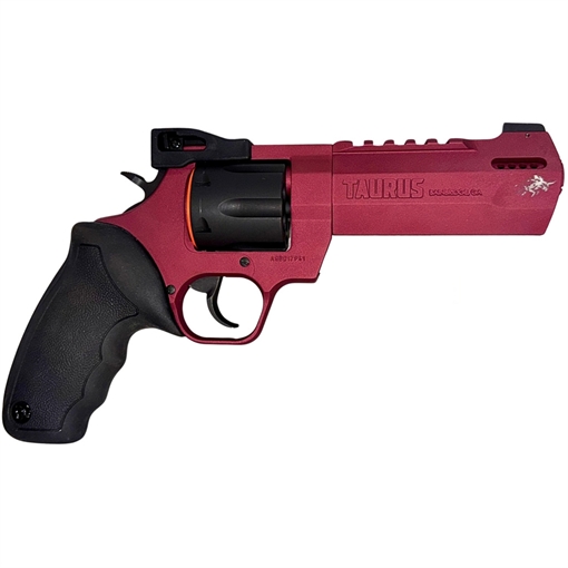 Picture of Taurus Taurus Raging Hunter Revolver 44 Mag. 5.125 in. Cranberry Frost w/ Bull 6 rd. GCCRFB-2-440051RH