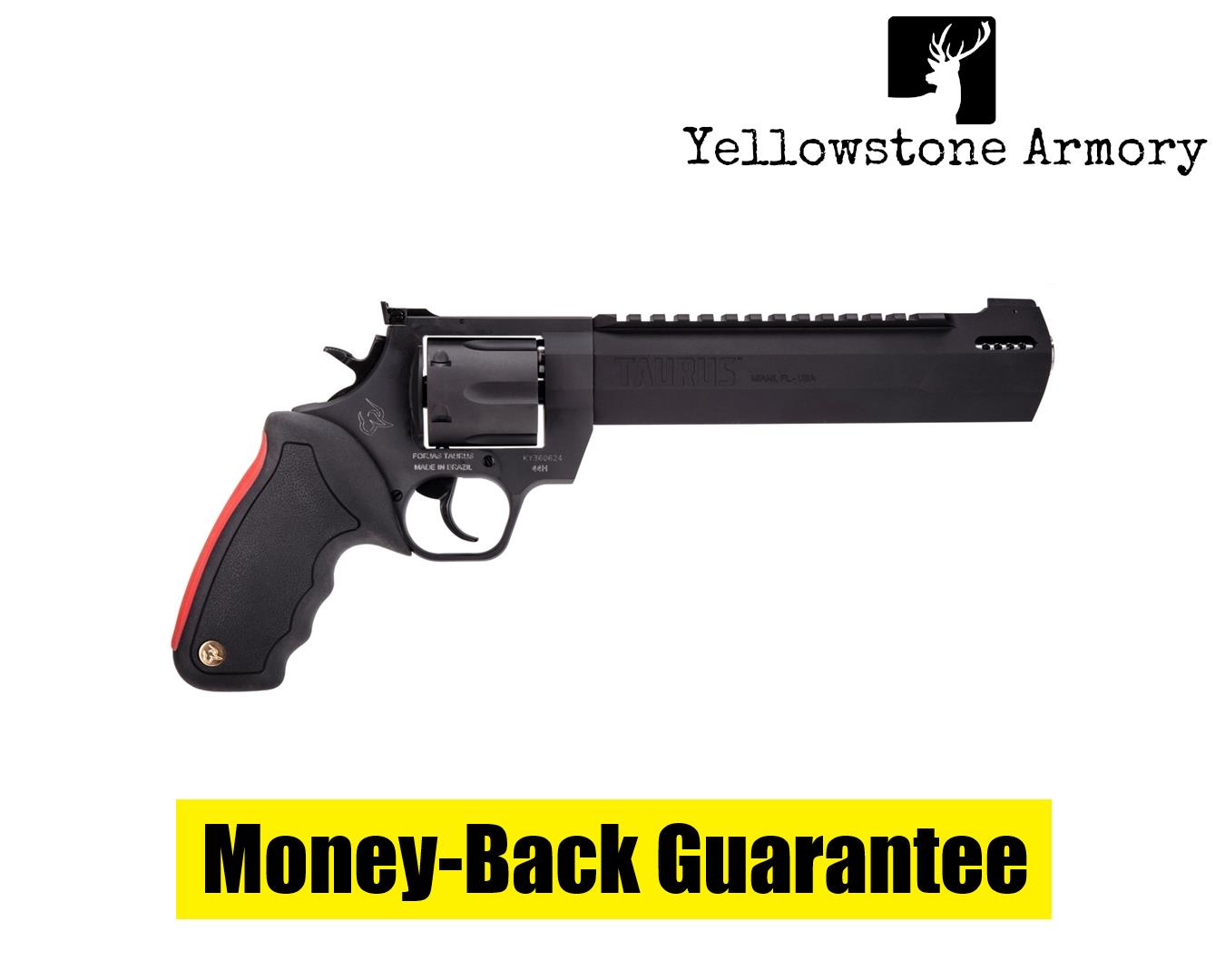 Taurus Raging Hunter Revolver 44 mag 8.375 in. Black 6 rd. 2440081RH ...