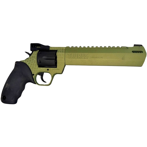 Picture of Taurus Taurus Raging Hunter Revolver 44 Mag. 8.375 in. Croc Green w/Charging Bull 6 rd. GCCROC-2-440081RH