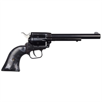 Picture of Heritage Rough Rider, Single Action, Revolver, 22LR, 6.5" Barrel, Alloy Frame, Black Finish, Black Pearl Grips, Fixed Sights, 6 Rounds RR22B6BLKPRL